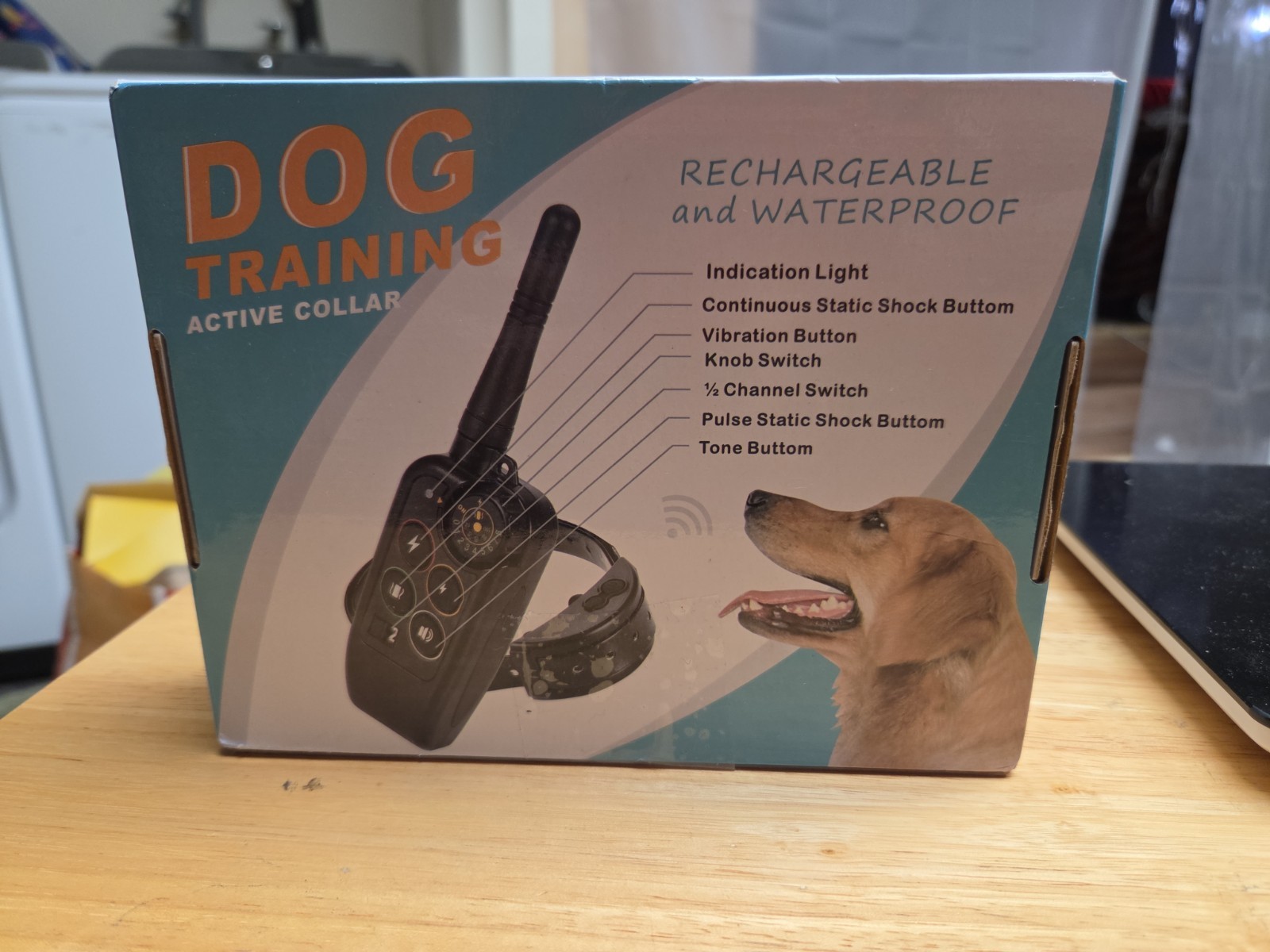 Dog Training Active collar for All dogs with remote- 4 Training Modes Bn21