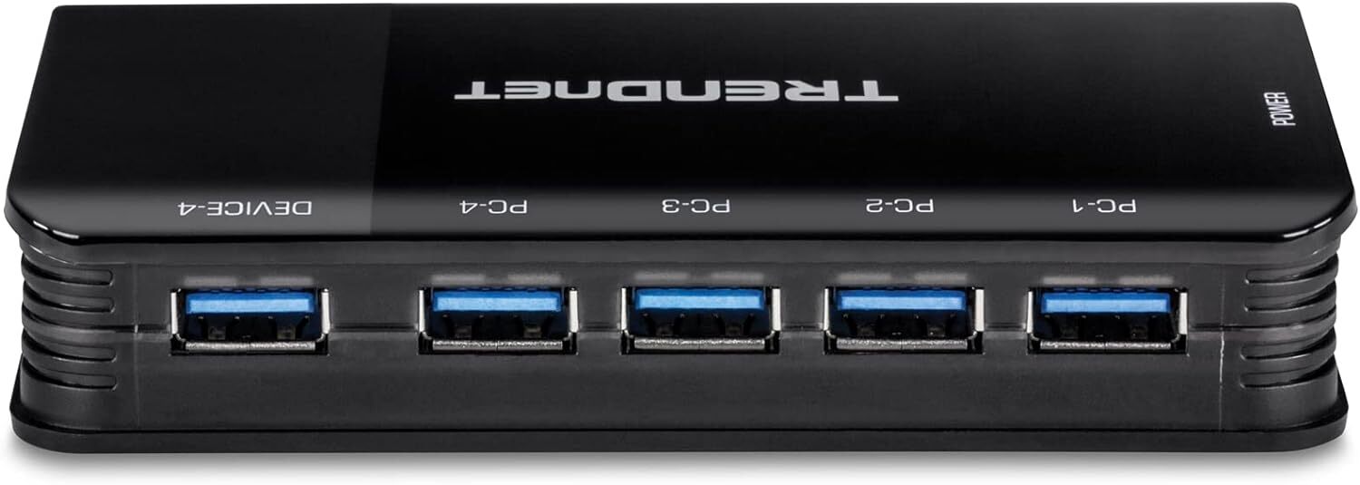 TRENDnet TK-U404 4 Computer 4-Port USB 3.1 Sharing Switch