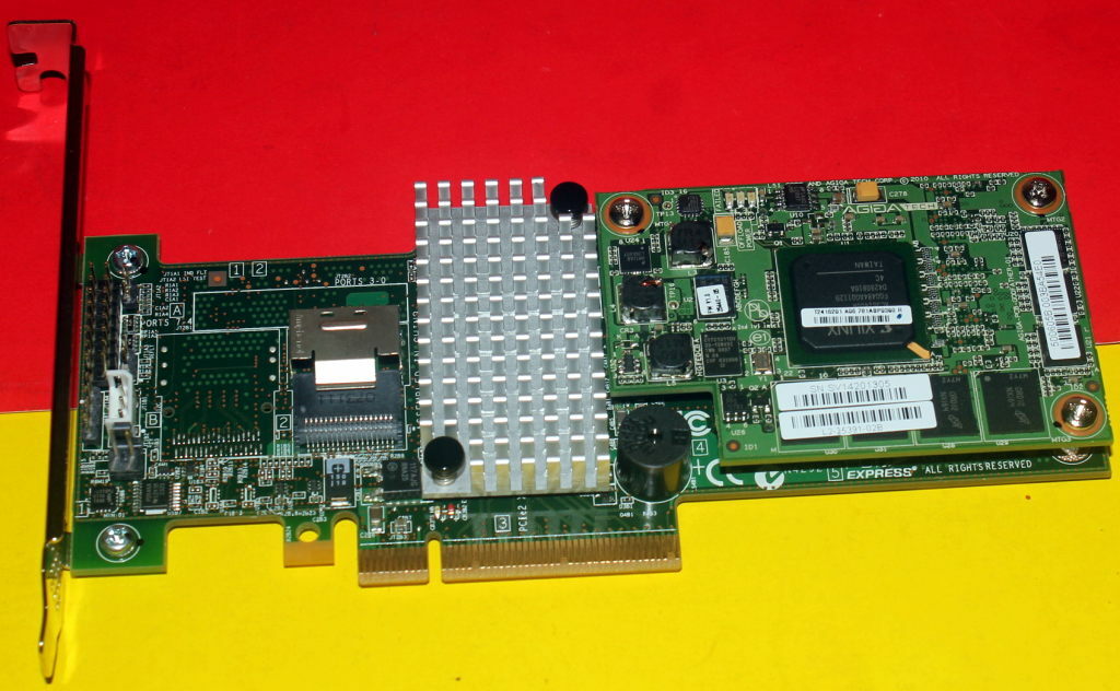 LSI MegaRAID SAS9260CV-4I 9260CV-4i L3-25377-06A WITH-L2-25391-02B Cache Module