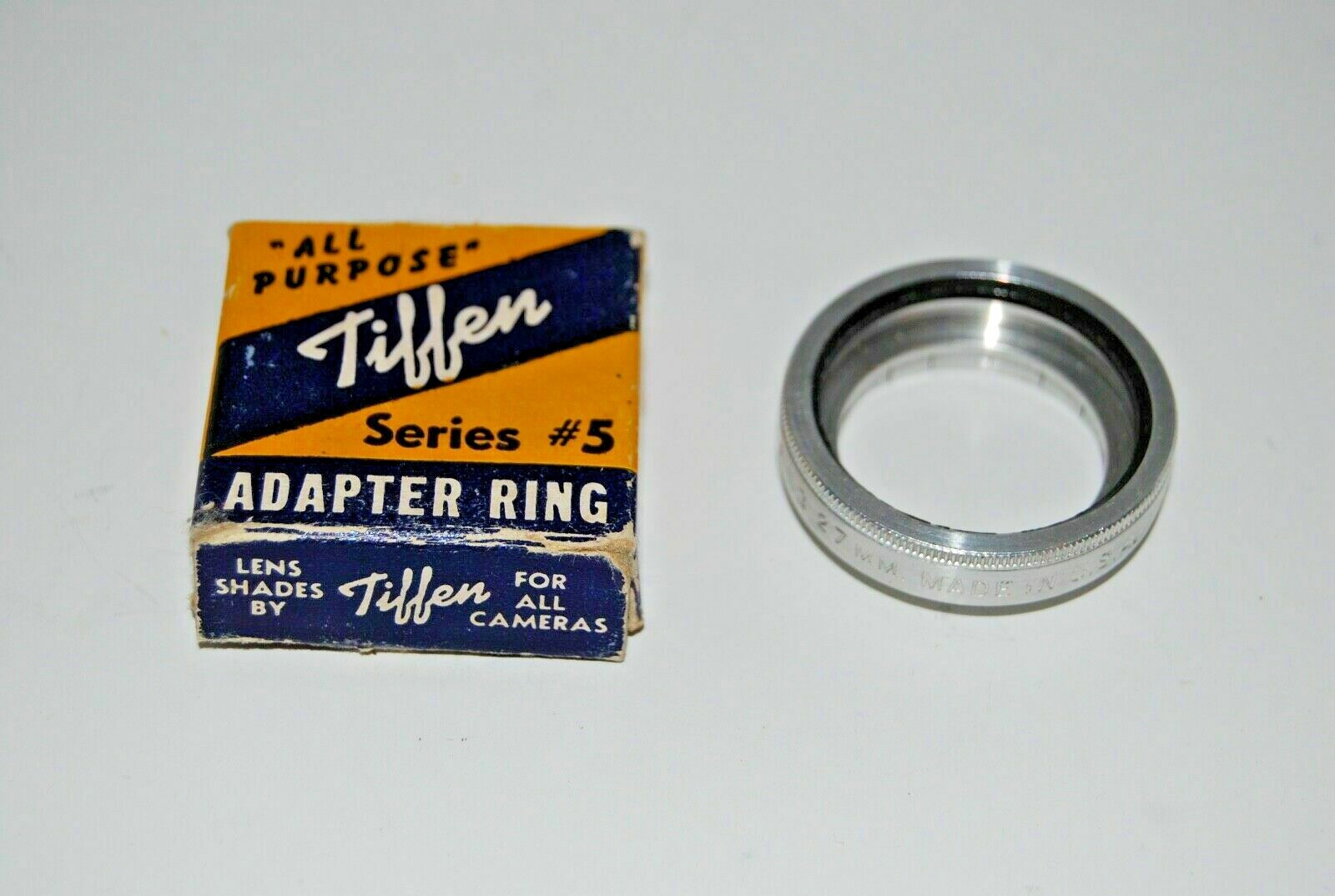 Vintage TIFFEN Adapter Ring 27mm Series #5