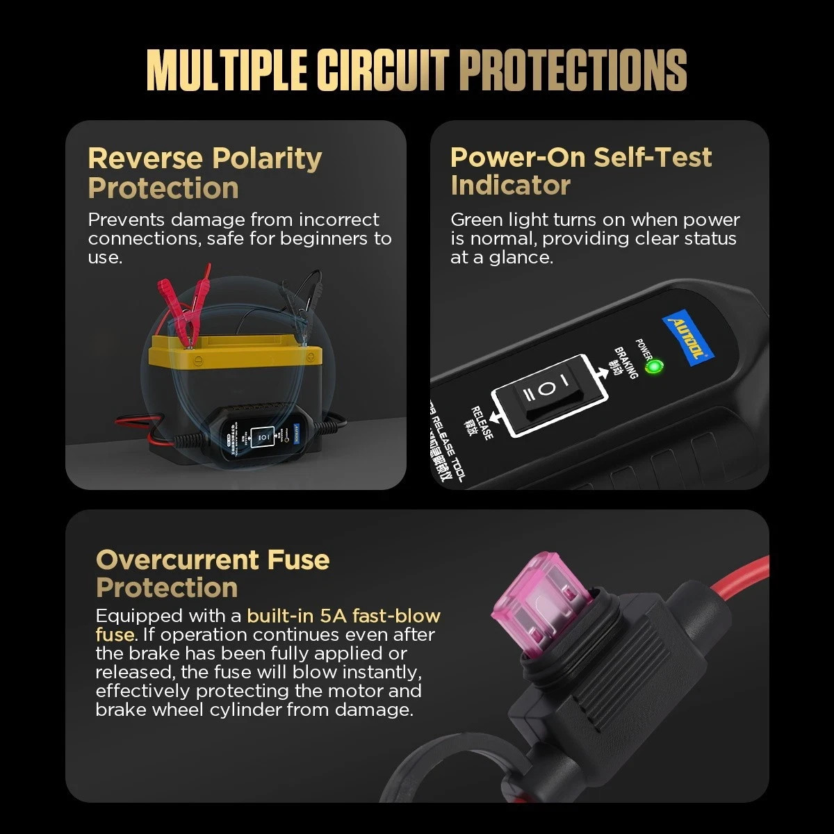 EPB Emergency Release Tool Electronic Parking Brake Braking & Release Mode