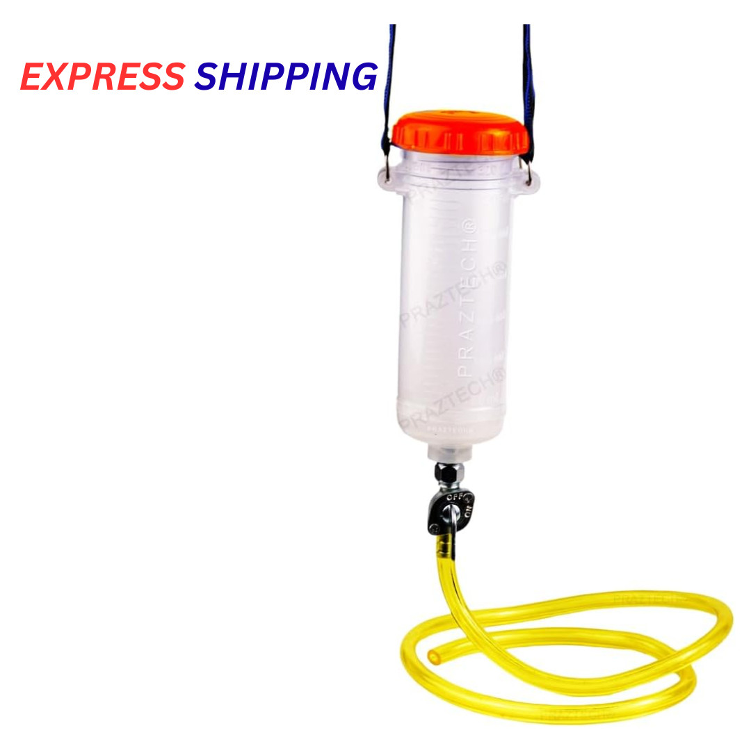 PRAZTECH Auxiliary Fuel Tank Carburetor Tuning Bottle Tool Motorcycle Service