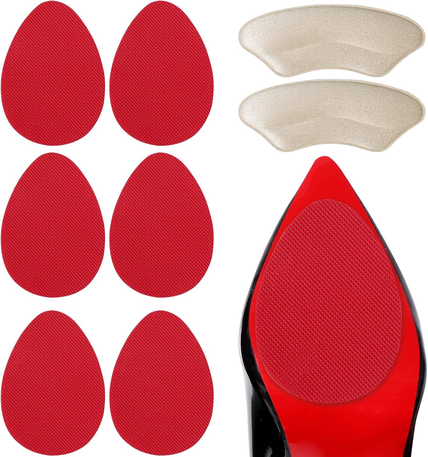 'S Shoe Sole Protector for Heels,Shoe Grips on Bottom of Shoes, anti Slip Shoe G