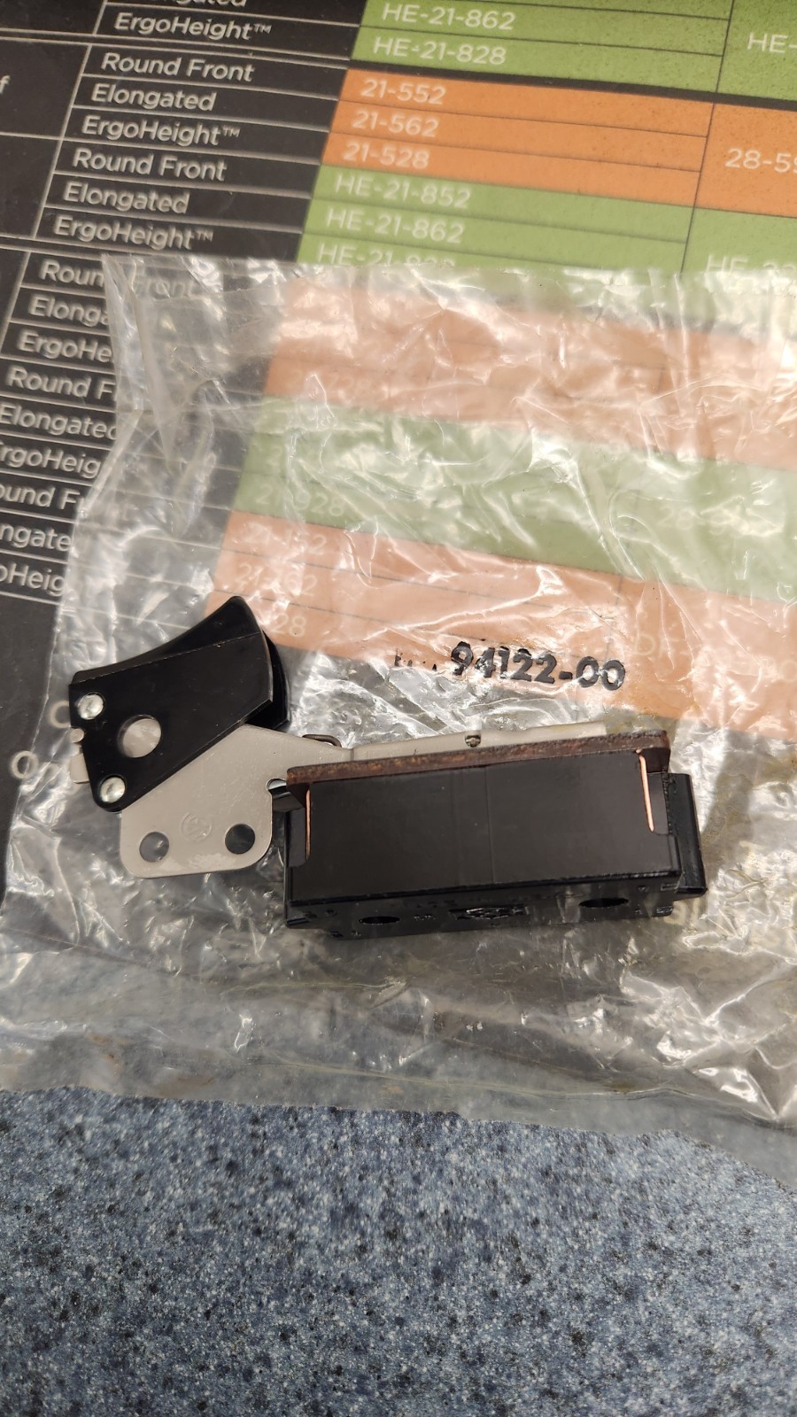 Black & Decker 94122-00 Switch Genuine  Worm Drive Saw 3051 3052 2700 2701 2710