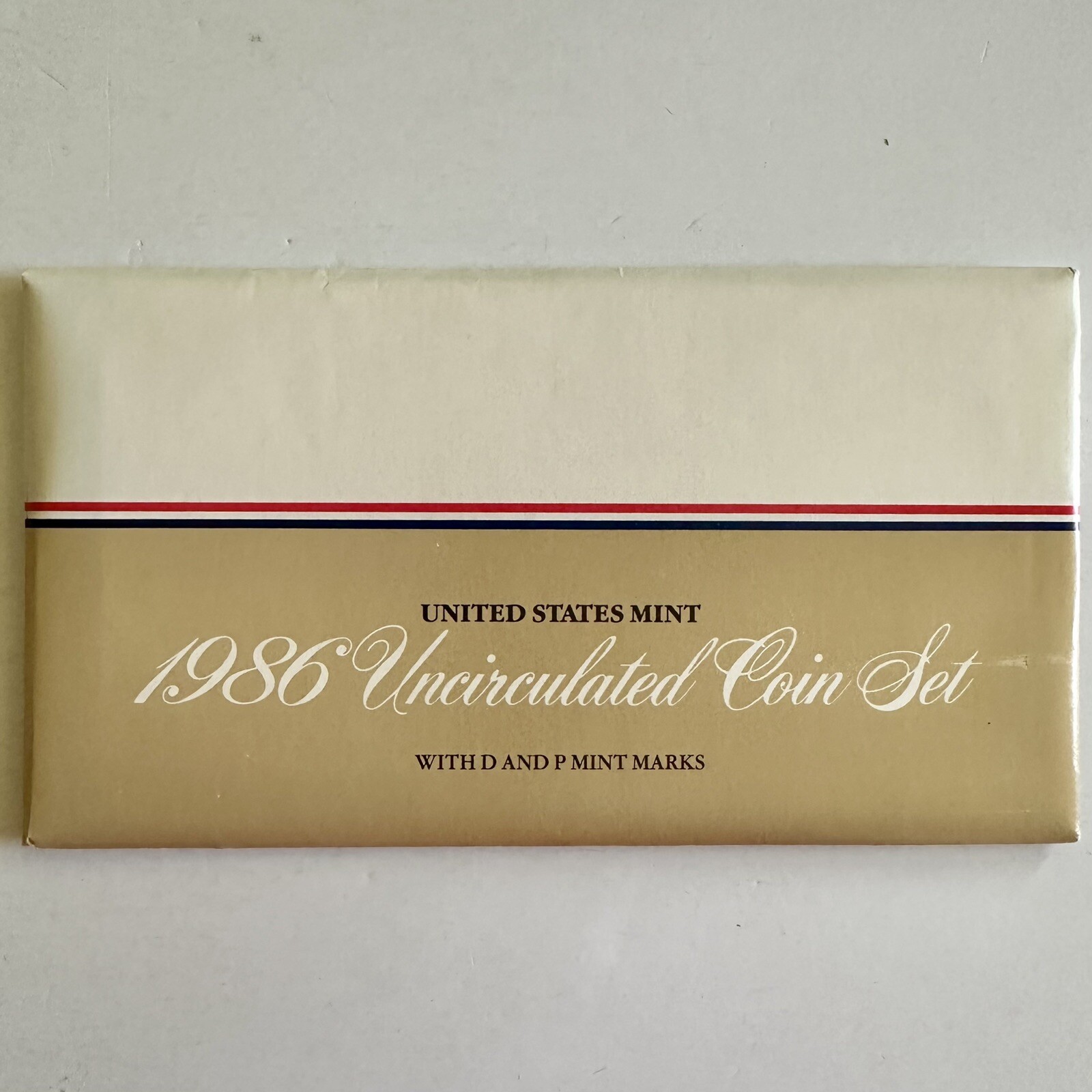 1986 United States Uncirculated Sets/Two 5-Coin Sets/Philadelphia/Denver/OGP🪙