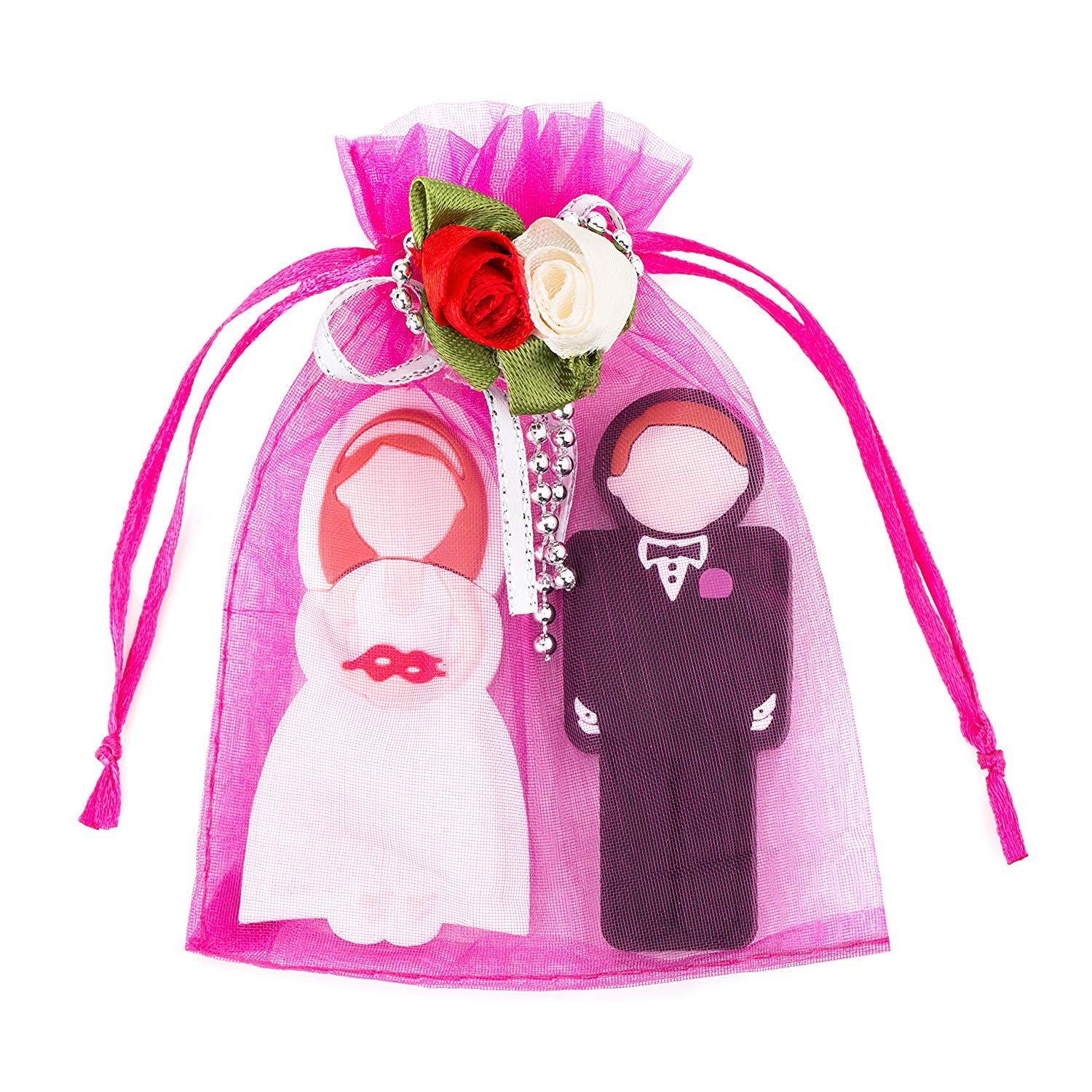 Enfain 64GB Wedding USB Flash Drives 2 Pack – Bride & 3.0 64GB, Pink