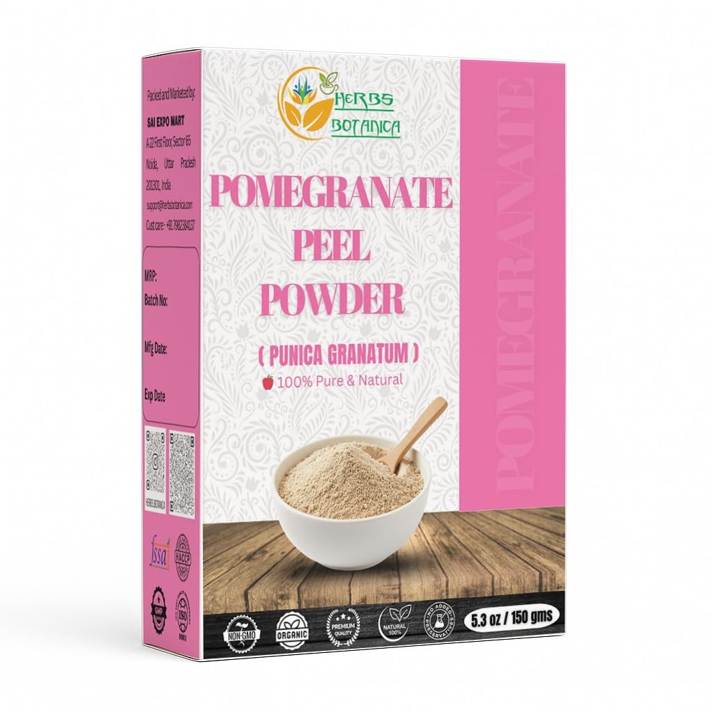 Herbs Botanica Pomegranate Peel 5.3 Ounce (Pack of 1),