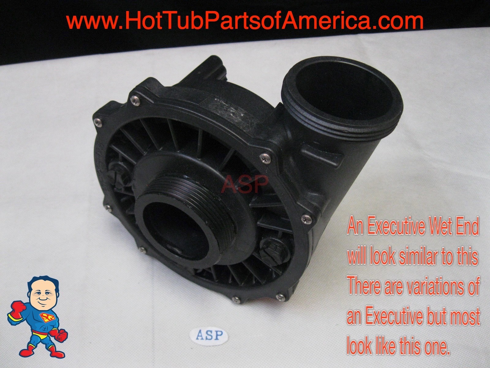 Waterway Executive 1HP Impeller 56 48 Fr Pump Wet End Hot Tub Spa How To Video