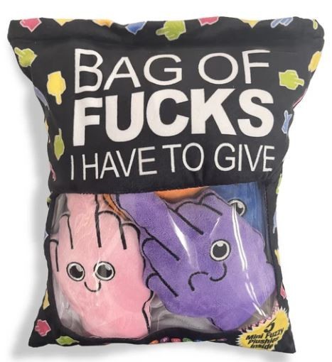 PLUSHIE PILLOW GAG GIFT NOVELTY BAG OF  5 STUFFY CHOOSE YOURS SQUEEZE TOSS HUG