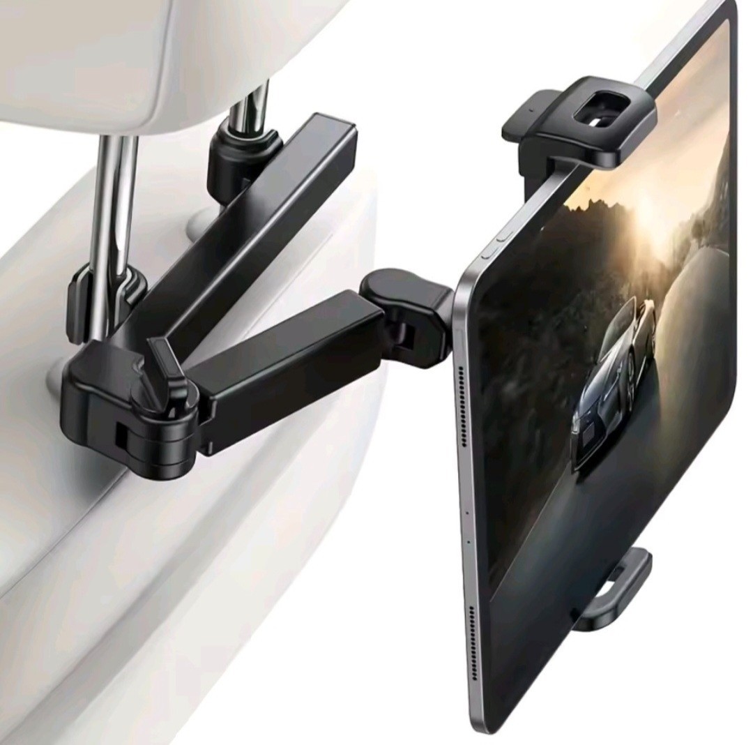 360° Car Back Seat Headrest Tablet Holder Mount for iPad & Phones 4.7-12.9
