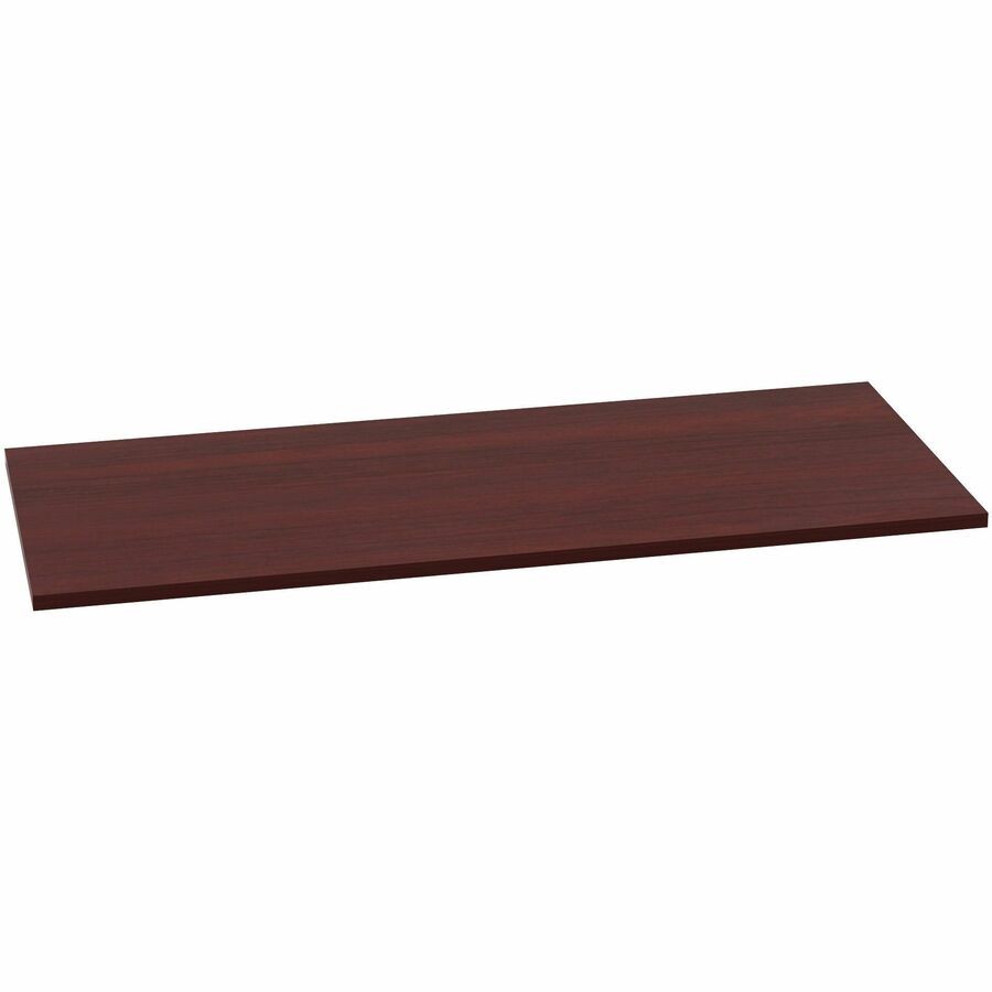 Lorell LLR59603 Mahogany Sit/Stand Tabletop 48"x24"