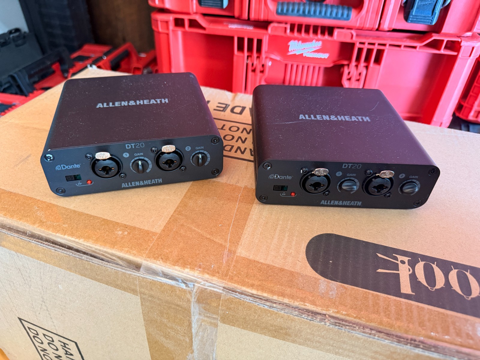 Allen & Heath DT20 Dante Audio Interface 2x2 Analog XLR PoE