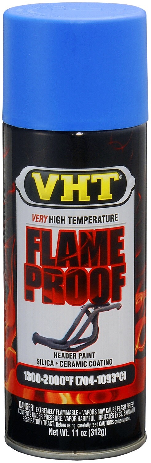 Duplicolor SP110 Flat Blue VHT Flameproof Header High Heat Paint Aerosol