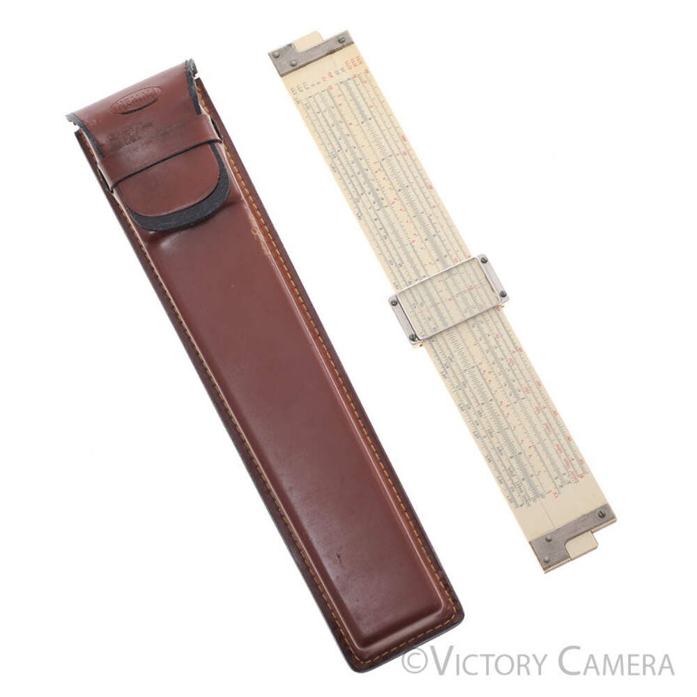 Sun Hemmi No.259D Bamboo Slide Rulter w/ Case [EXC]