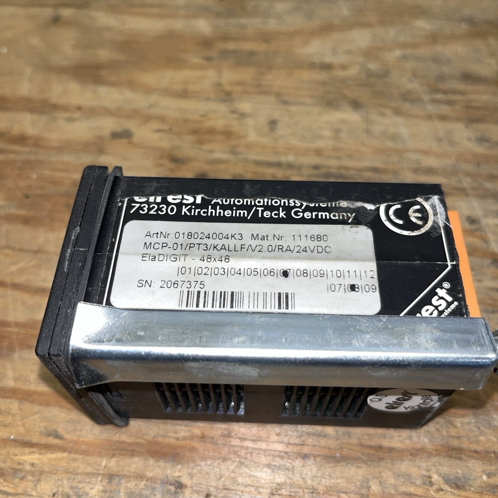 Elrest MCP-1 Temperature Controller 018024004K3, Hehi-2621