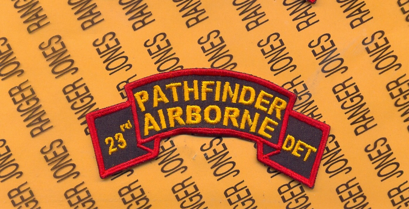 US Army 23rd Pathfinder Airborne Detachment Infantry Aviation scroll patch