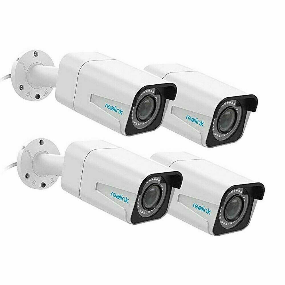 Reolink B800 4K 8MP PoE Bullet Security Camera Audio IR Night Vision 4 Pack