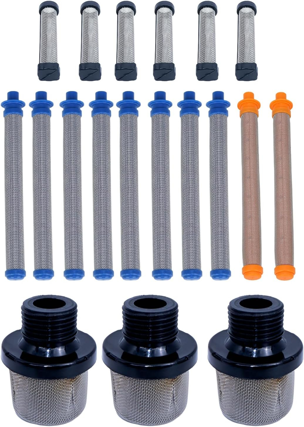 (3+8+2+6) Pack Airless Paint Sprayer Filter Kit – Compatible with Graco Magnum