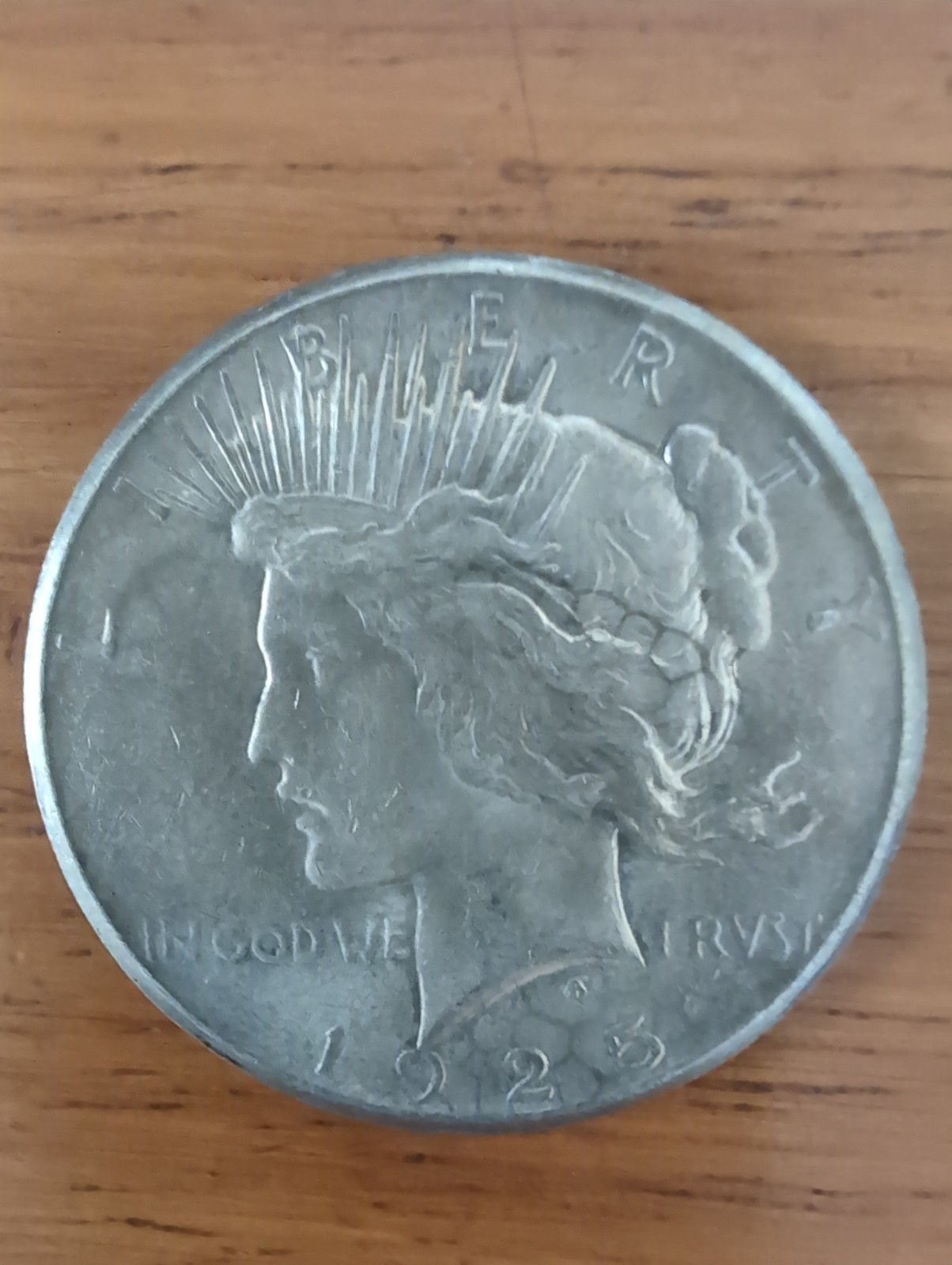1925 peace silver dollar Solid EF