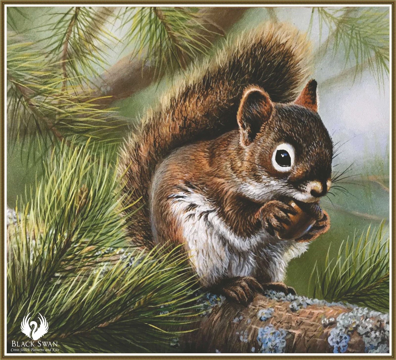 Squirrel 209 - Chart Counted Cross Stitch Pattern Xstitch