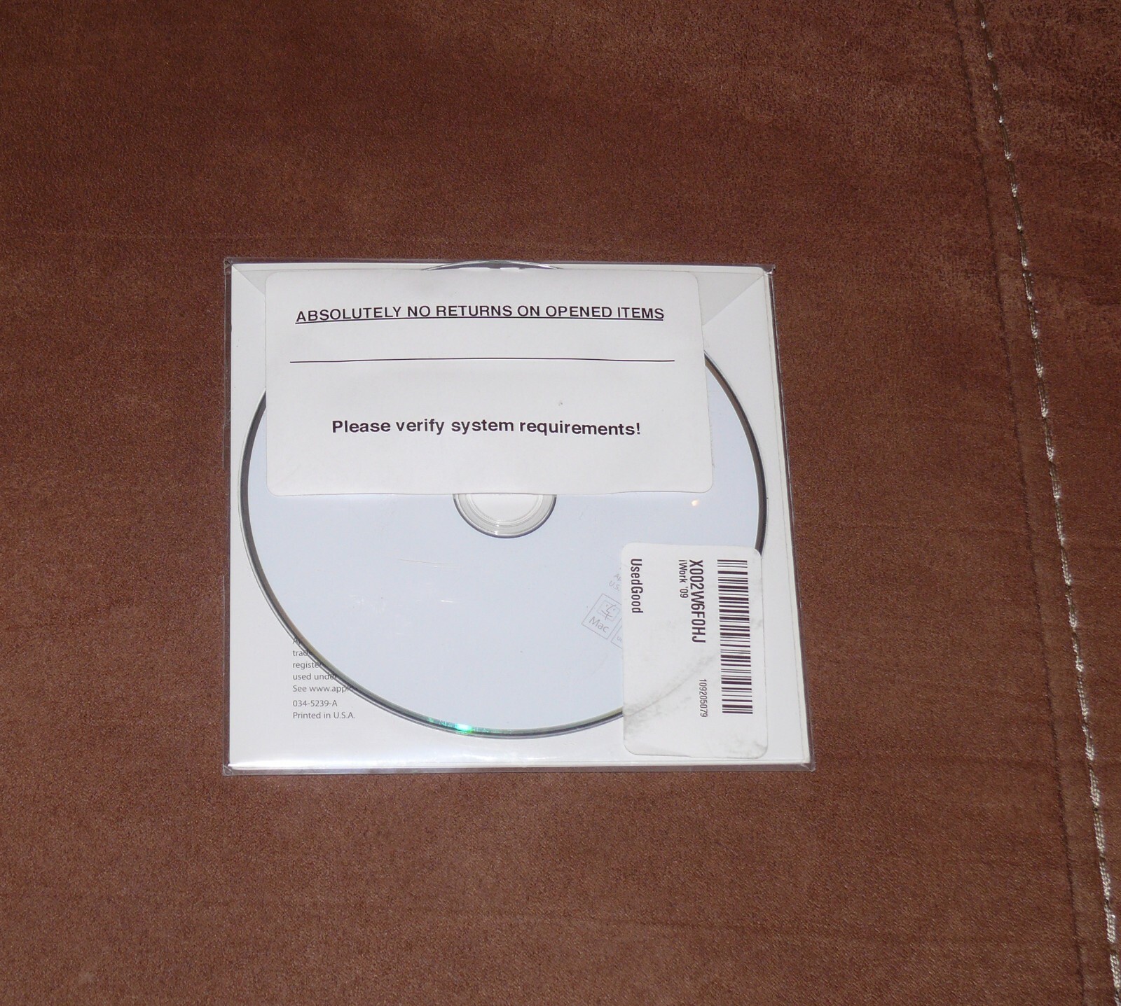 Apple iWork '09 (Single User) - Full Version Mac