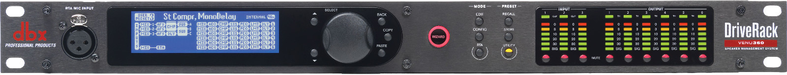DBX Driverack VENU 360 Loudspeaker Management System 3-in / 6-out 1U ( MINT )