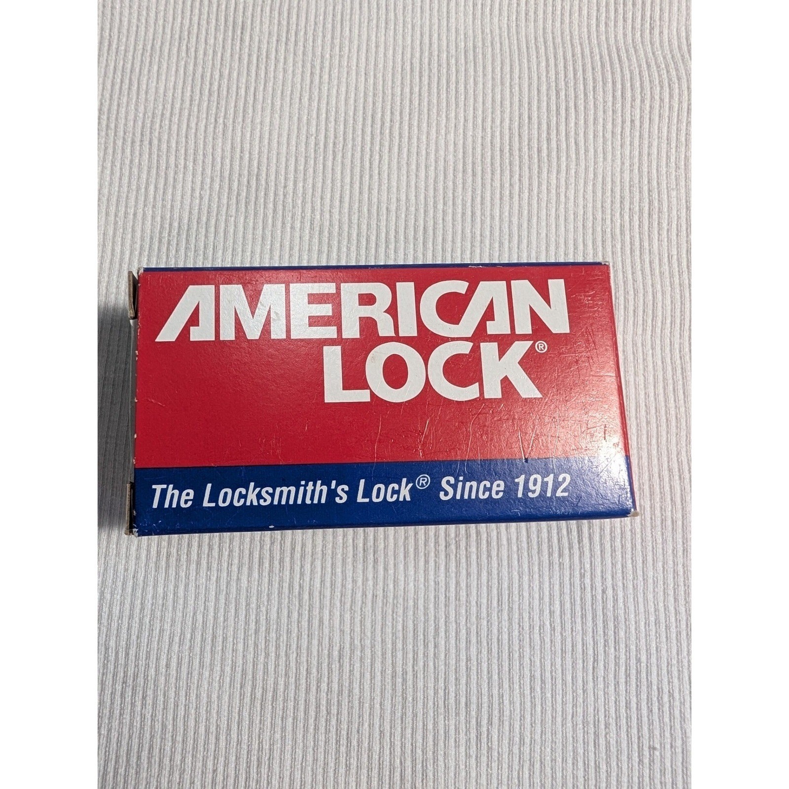 American Lock A1106RED Red Aluminum Padlock with Key and Danger Tag New in Box