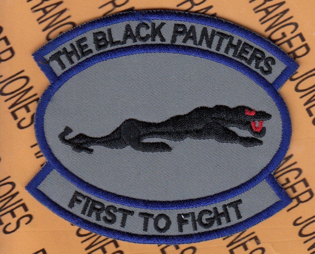 USAF Air Force 35th Fighter Sq FS The Black Panthers ~3.5" patch c/e