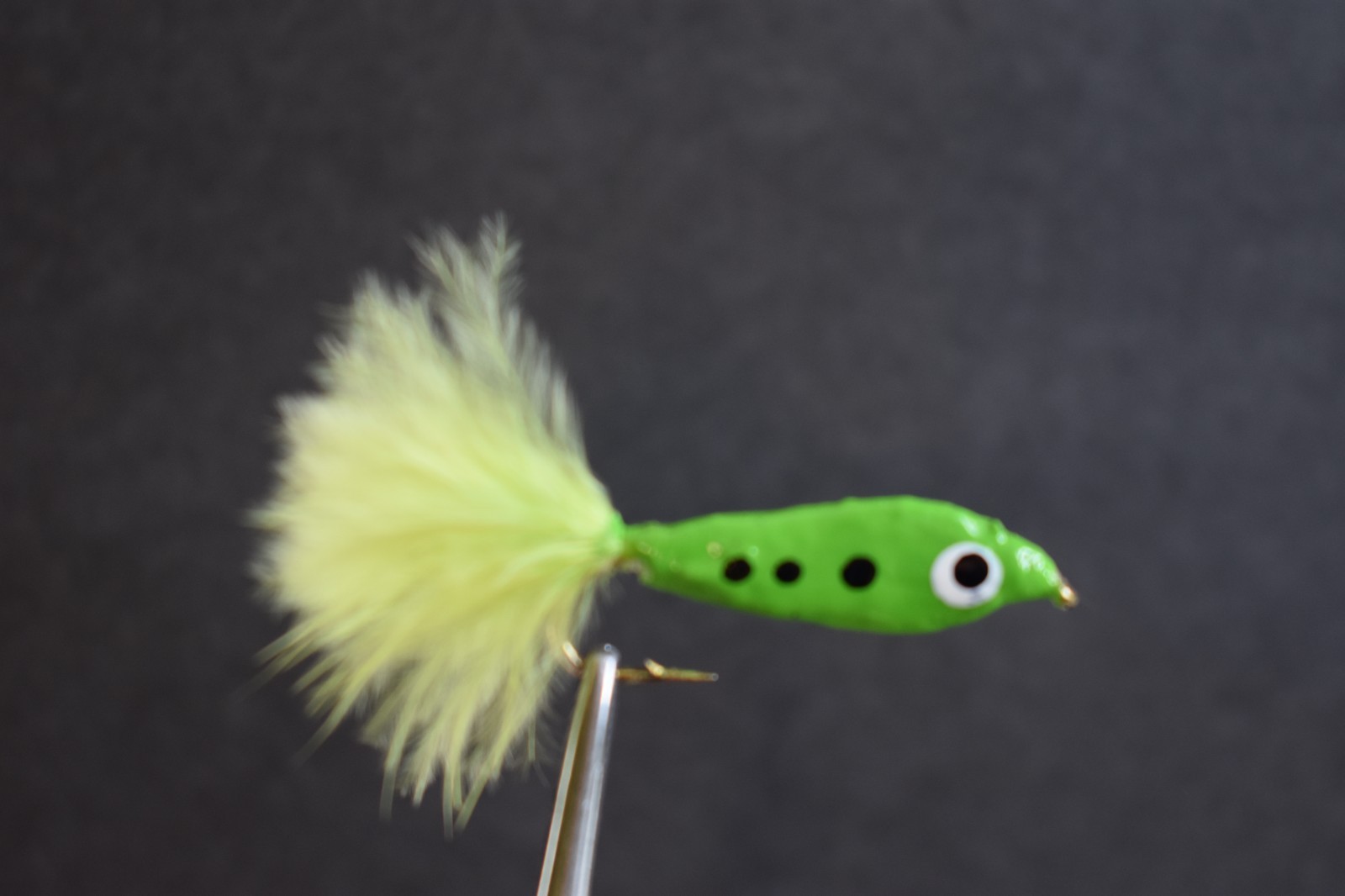 All Chartreuse w/ Spots EPOXY MINNOW Nymph Fishing Flies 1 Fly, U Choose