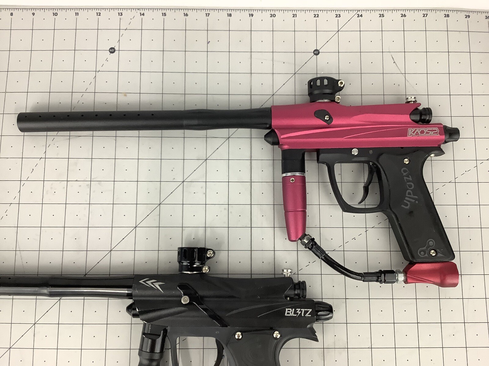 Azodin Blitz 3 And Kaos 2 paintball markers