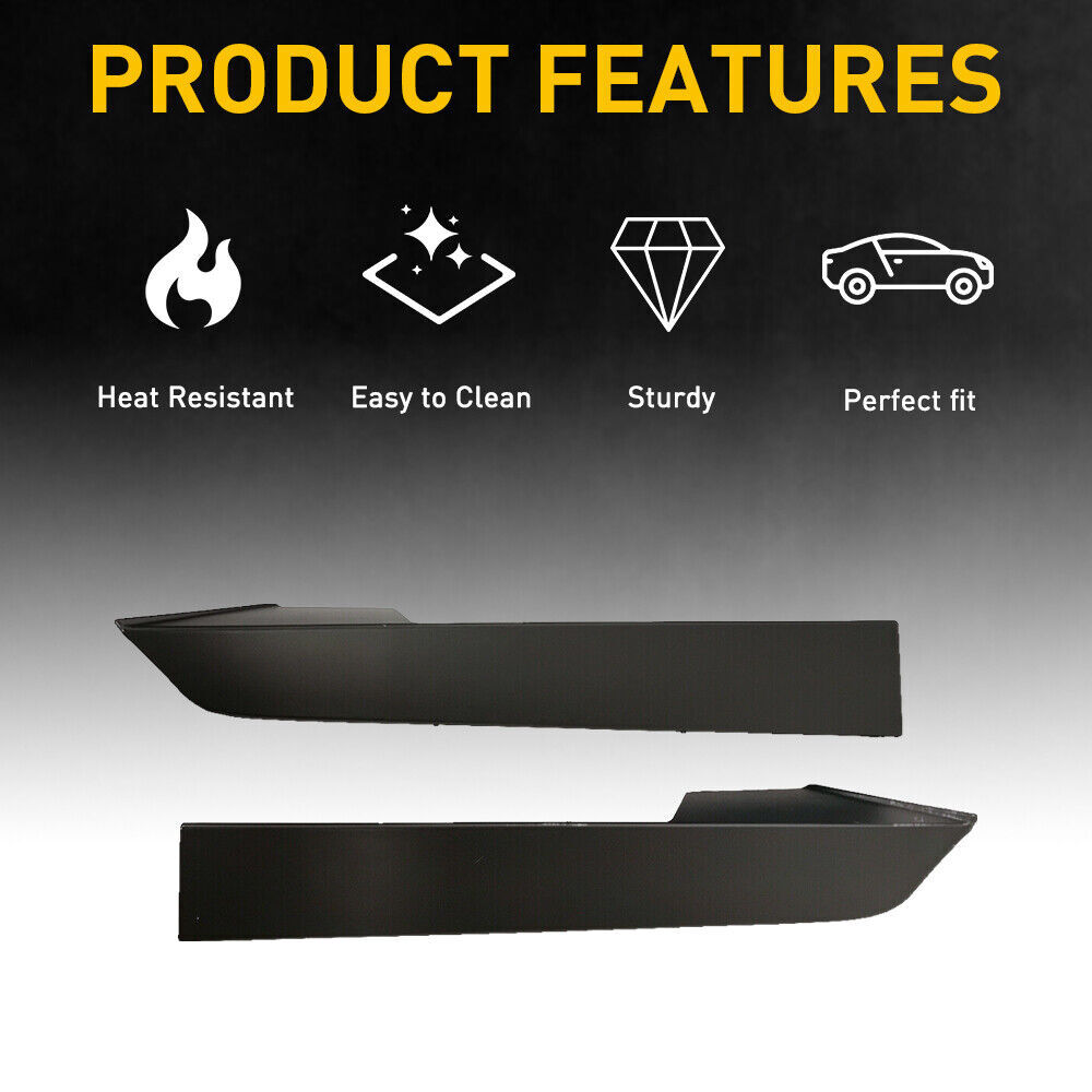 For 2012-2015 Toyota Tacoma 2pcs Front Bumper Trim Cover Headlight Filler Grill