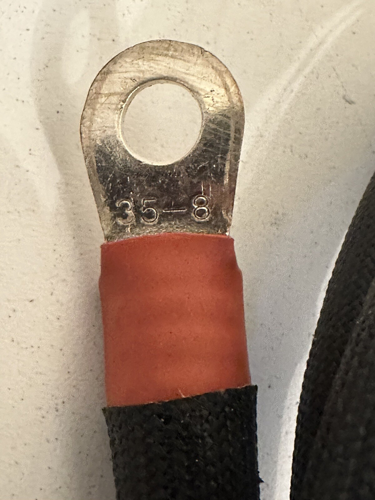 66" x 1/2" Battery Cable for Winch Ground Positive or Other Accessory w/ Sleeve