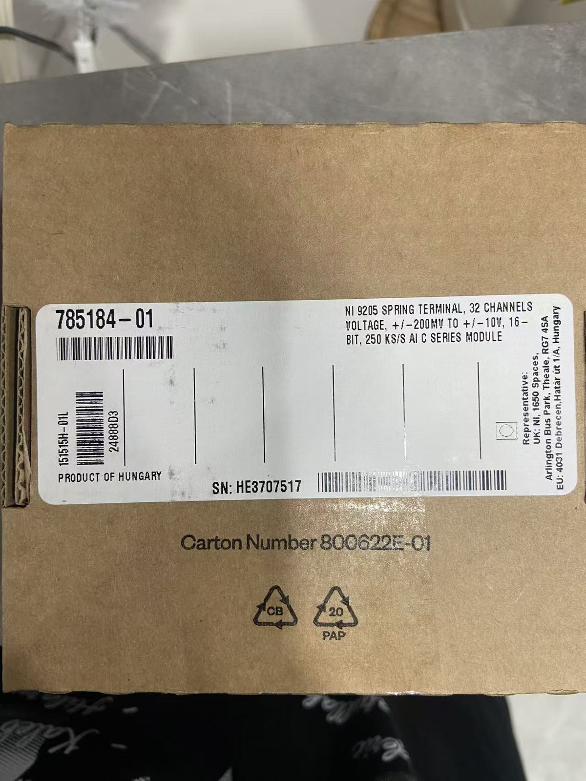 1pc brand new NI 9205 785184-01