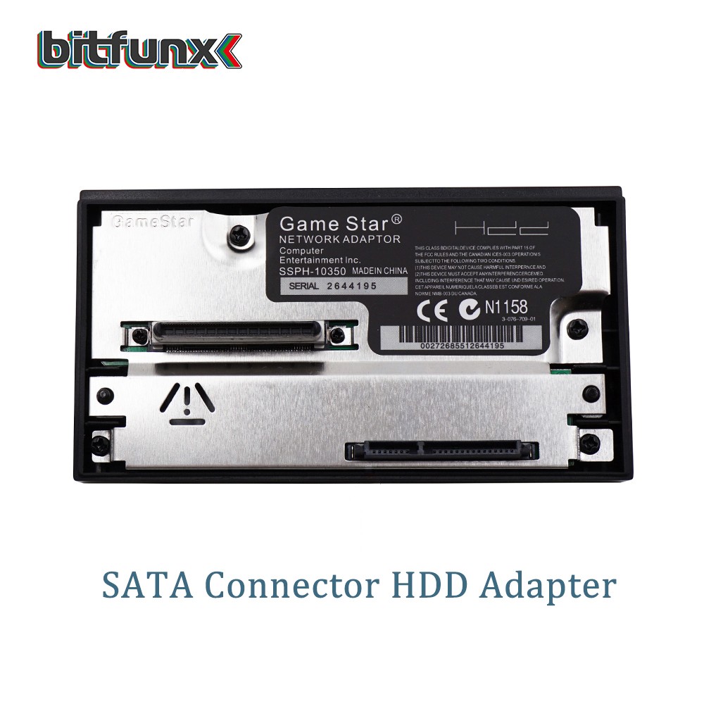 BitFunx GameStar SATA Adapter for PS2 2.5/3.5 Inch HDD Hard Drive