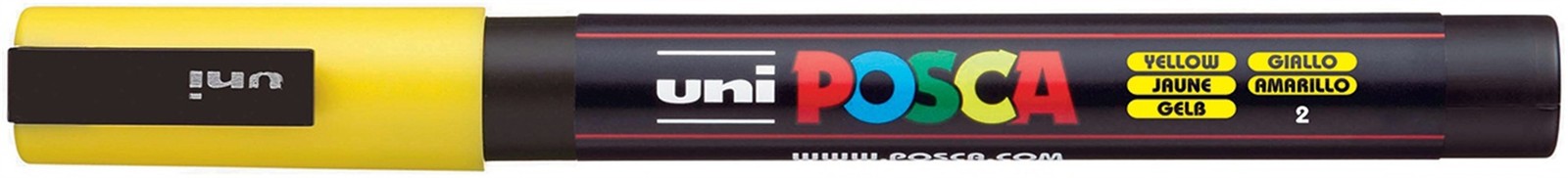 POSCA 3M Fine Bullet Tip Pen-Yellow