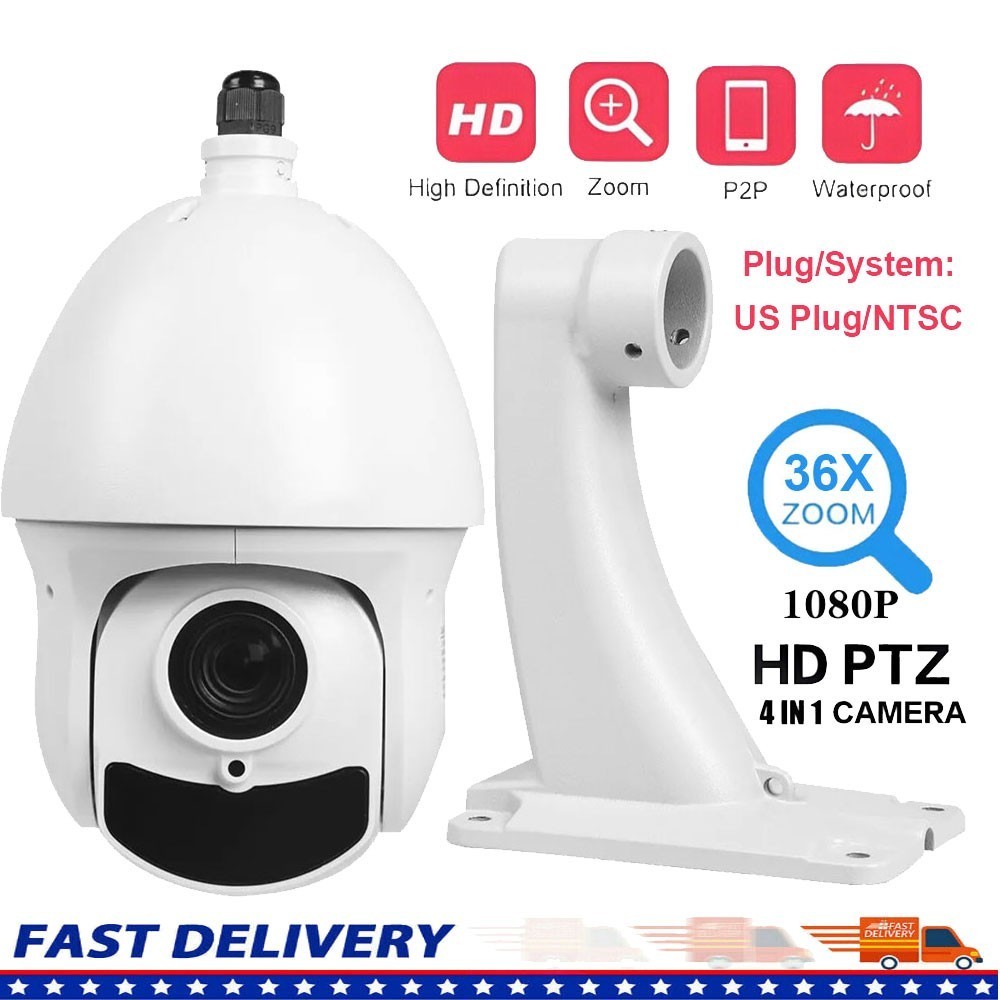 iBirdView 36X Zoom 1080P Speed Dome PTZ Camera AHD/CVI/TVI/CVBS IR 80m