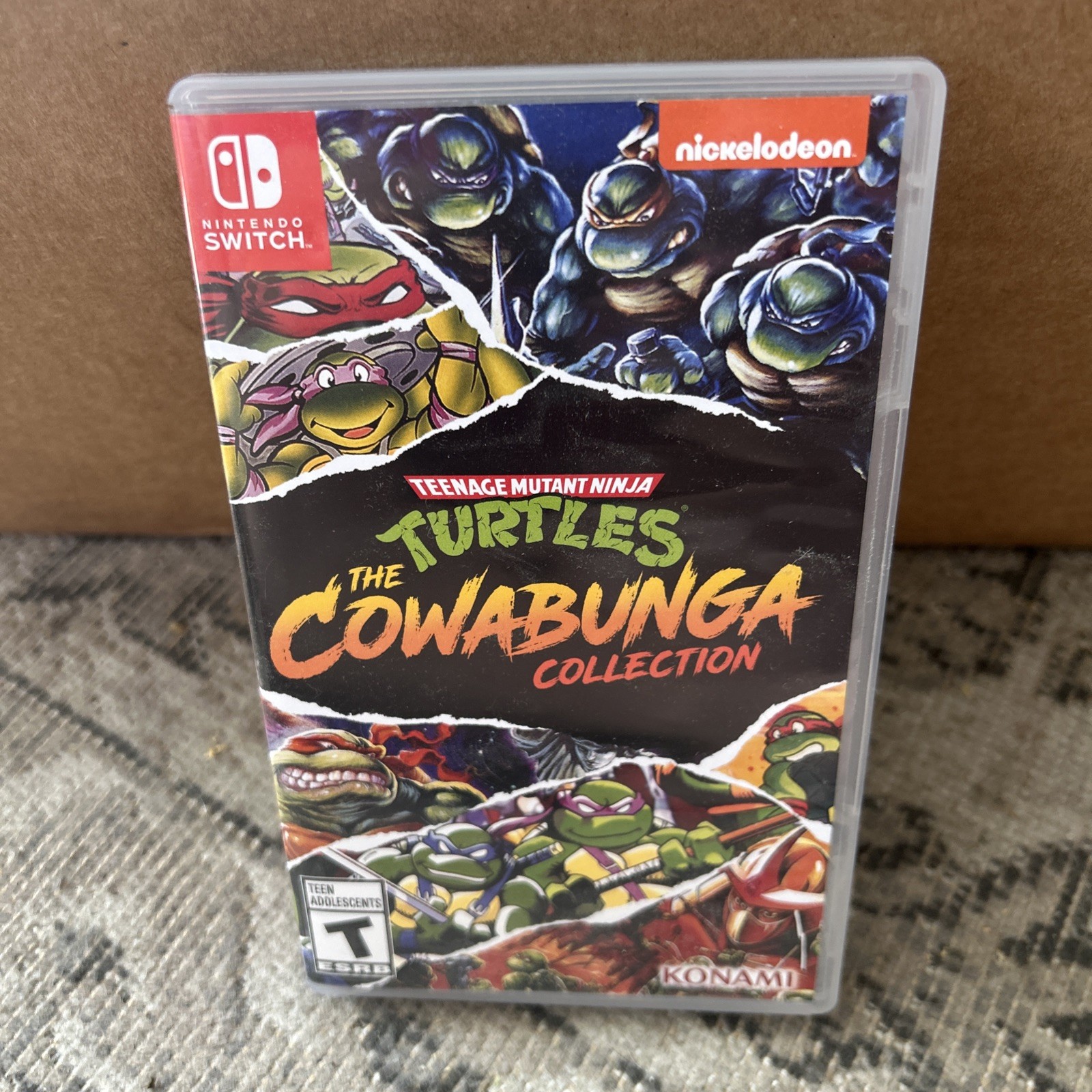 CASE ONLY Teenage Mutant Ninja Turtles: The Cowabunga Collection - Nintendo