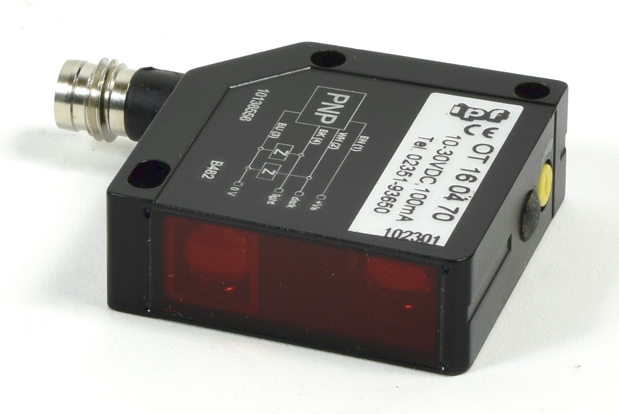 ipf electronic sensor opt, button, red light, OT160470, OT 16 04 70