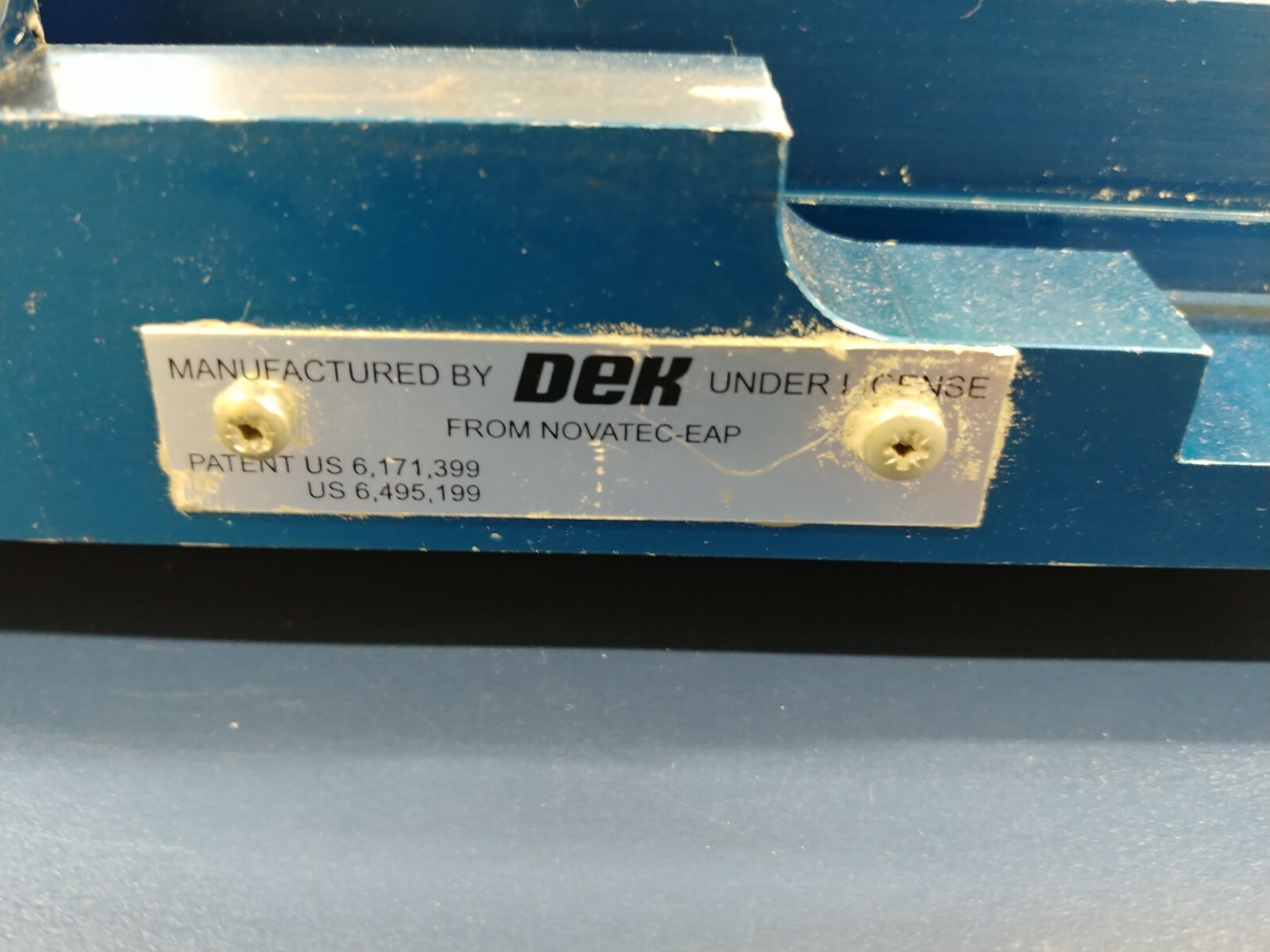 DEK ProFlow Transfer Head Cassette 300mm Blue