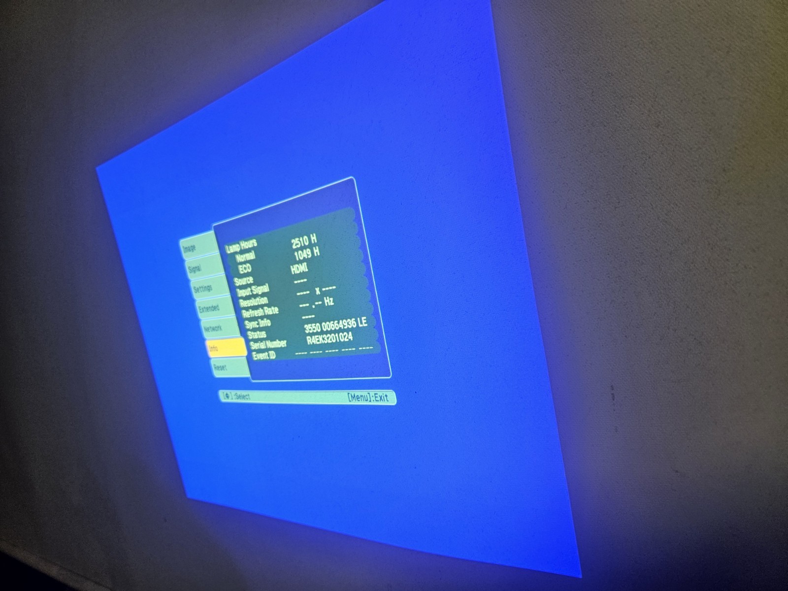Epson PowerLite 93+ XGA 3LCD Projector hdmi With 3559 h