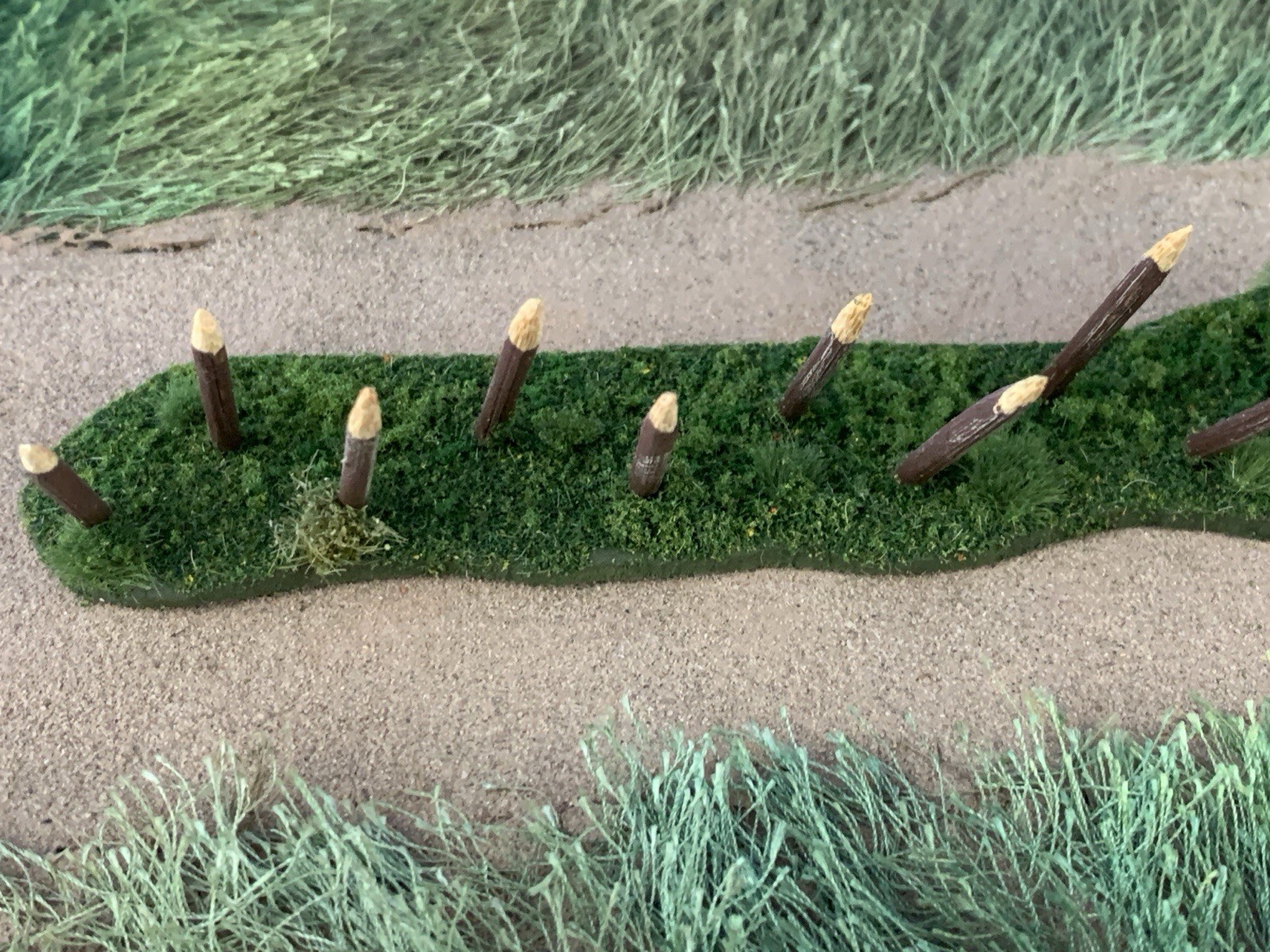 Accessory Scenery Tree Diorama for War Games Custom Built Composition 1:35 scale