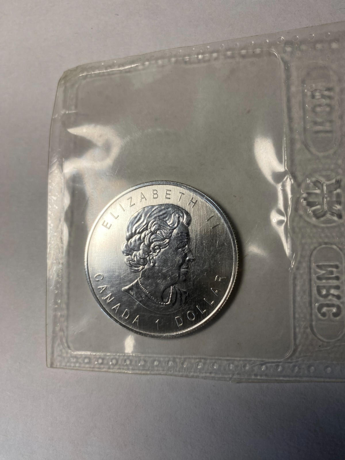 CANADA 1 dollar 2006 silver "WOLF"
