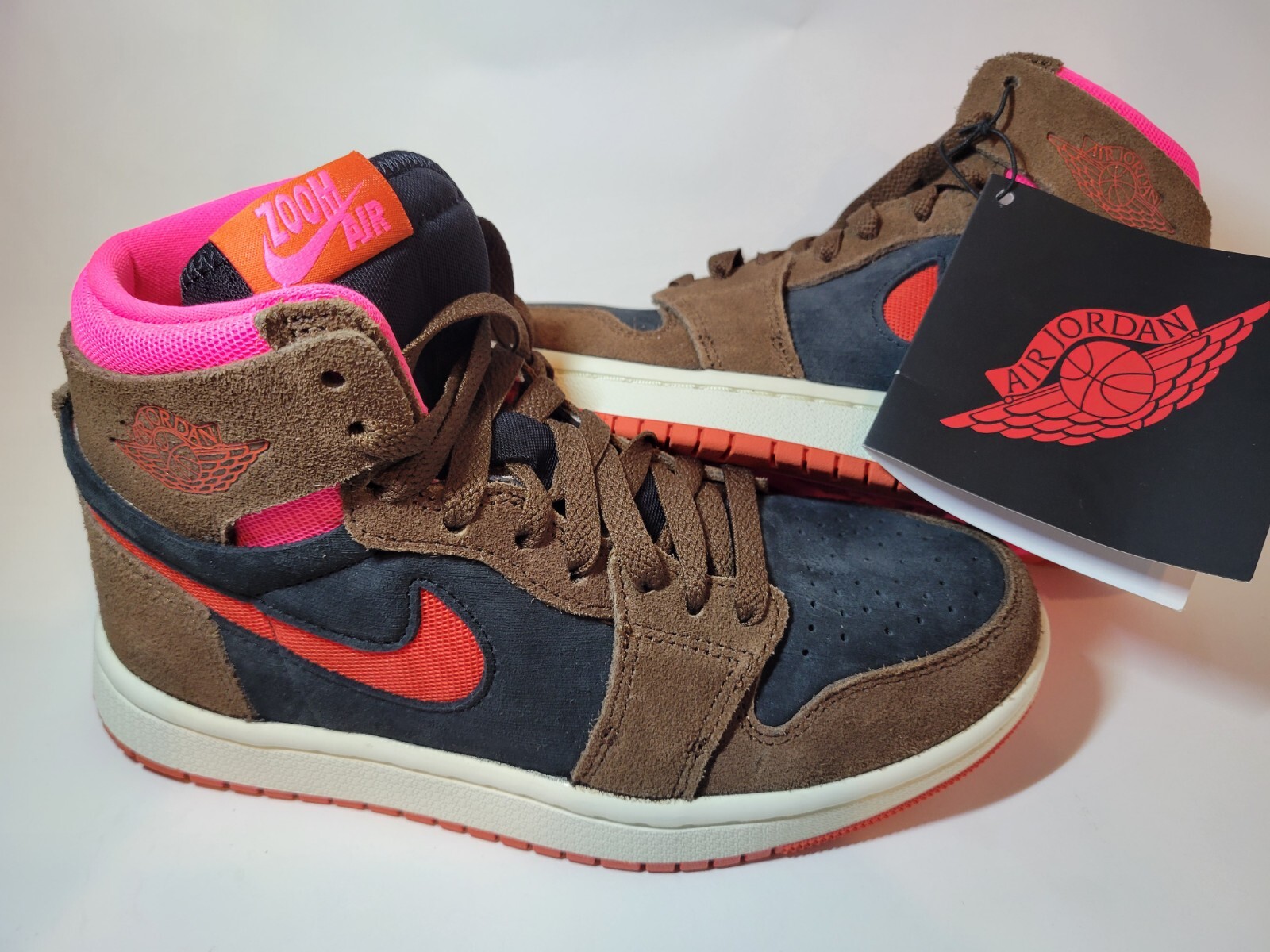 Nike  5  Wmns Air Jordan 1 ZM Air CMFT 2 Cacao Wow Picante Women Shoe DV1305-206