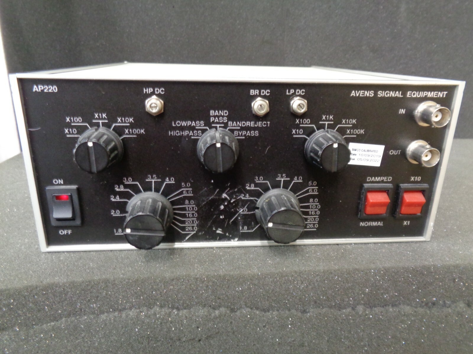 AVENS SIGNAL CONDITIONER AP220-5 24 dB/OCTAVE	20.Hz-2.0MHz