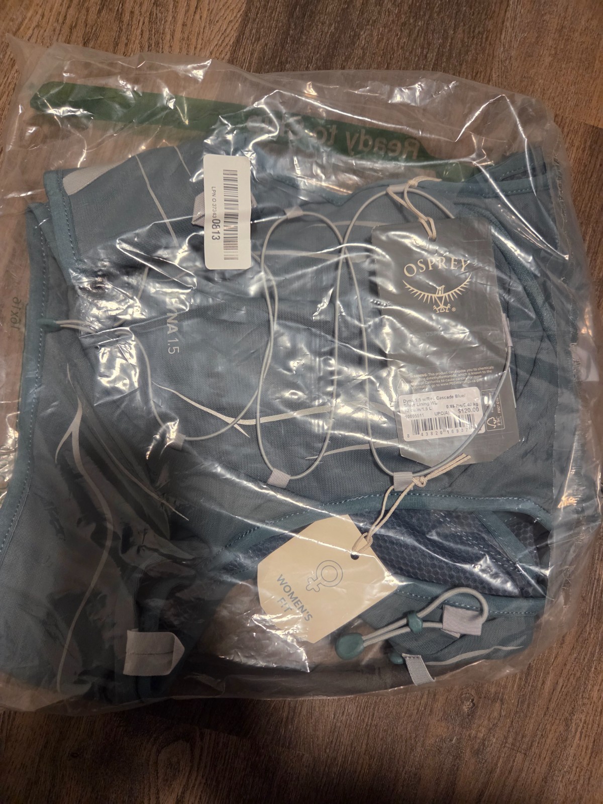 Osprey Dyna 1.5 W/Res Cascade Blue/Silver Lining WL