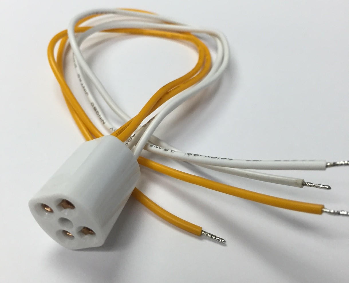 4pin T5 socket with a wire for Ultraviolet UV Bulbs Lamps