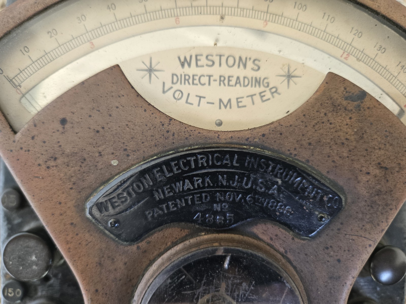 Weston Antique Volt Meter