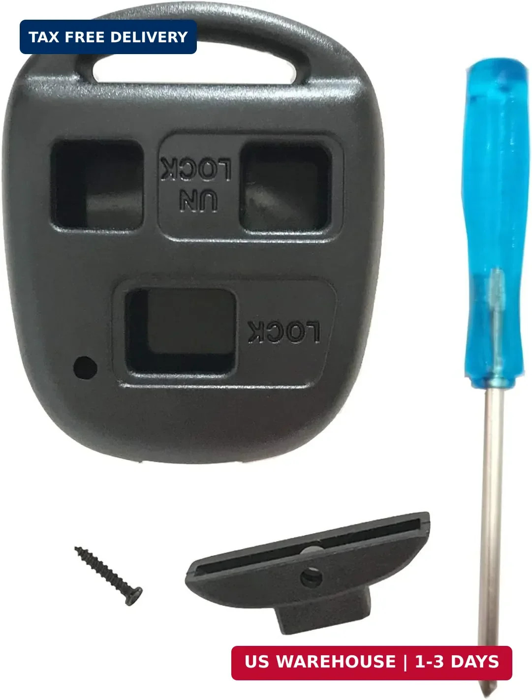 Upgraded Replacement Key Fob Keyless Entry Remote Shell Case fit for Lexus GS300