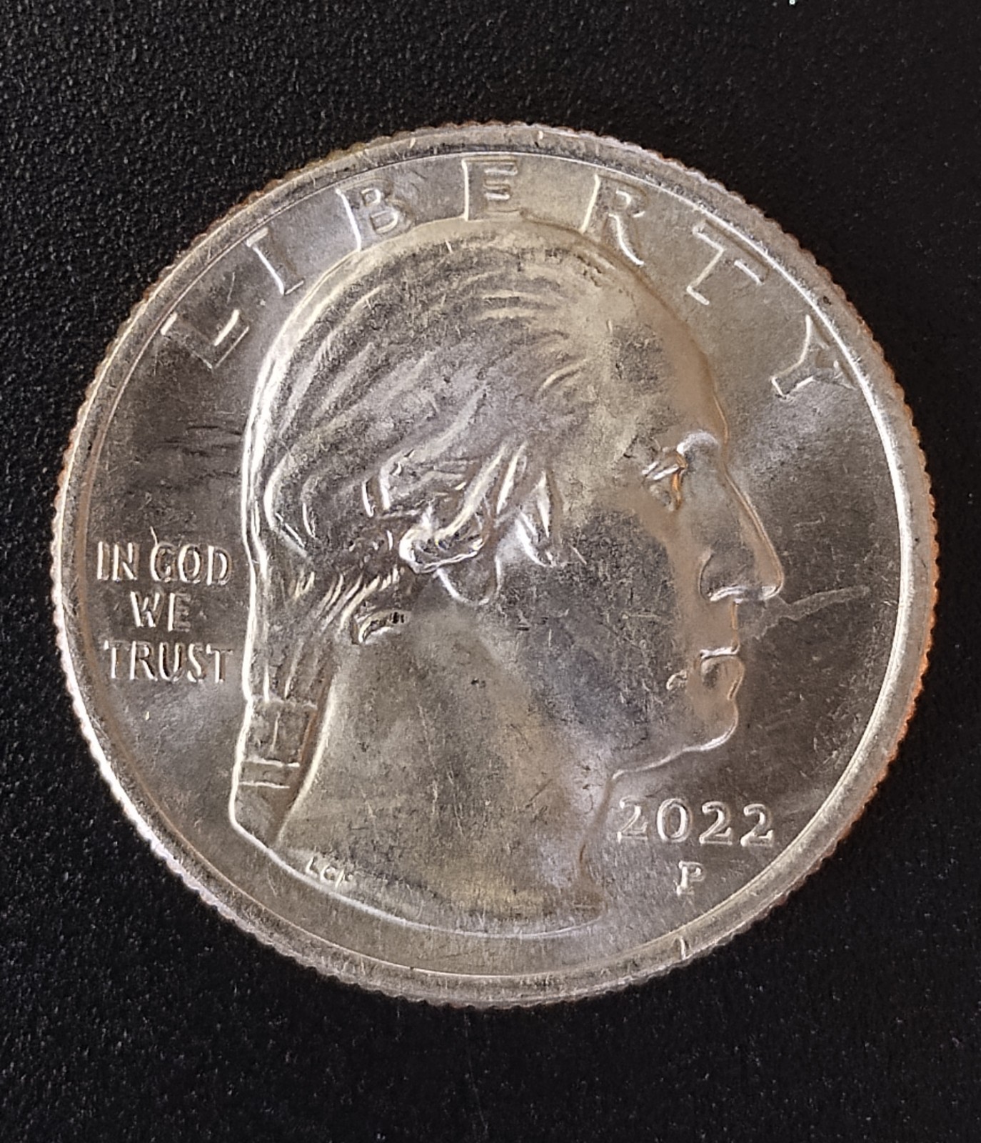 2022P Washington 25 cents with errors