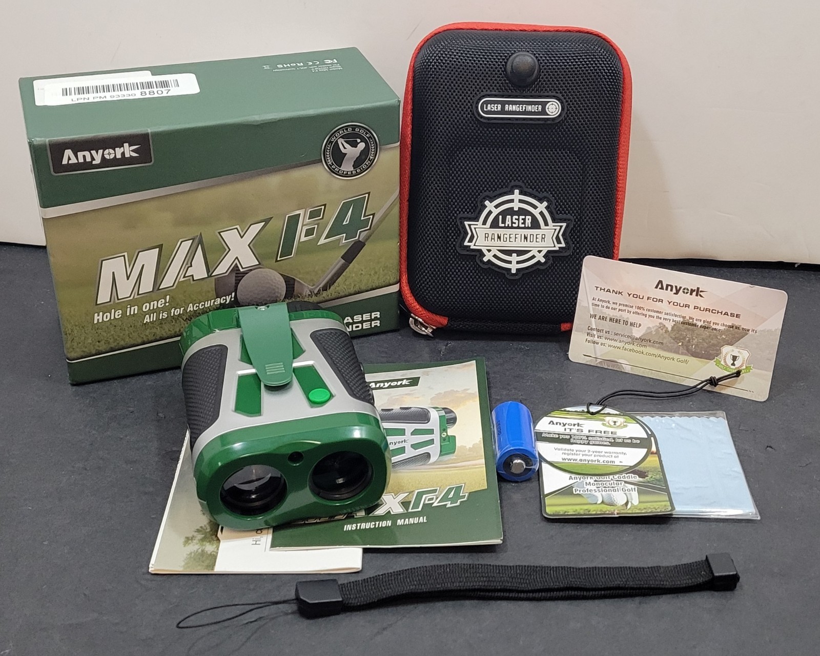 Anyork Max 1:4 Professional Golf Laser Rangefinder "All Is for Accuracy!"...